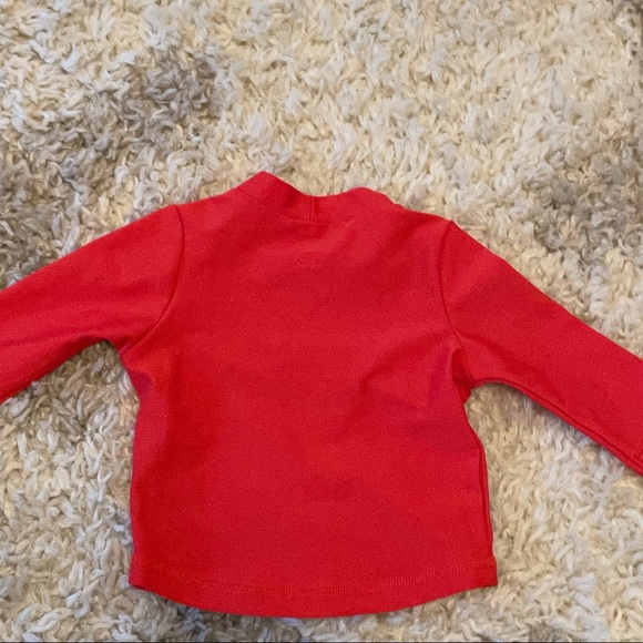 Carter’s Baby Boy Red and Blue Sailing 2-pc Swim Trunks and Rash Guard - Picture 2 of 5